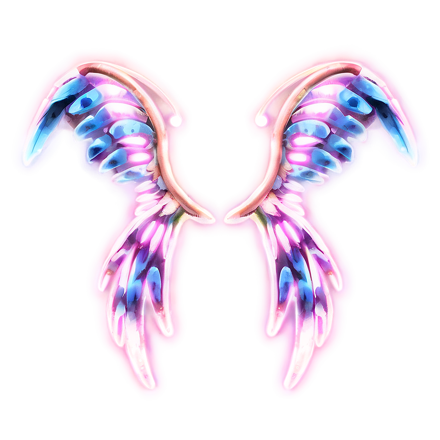 Neon Wings Png Hkl58 PNG image