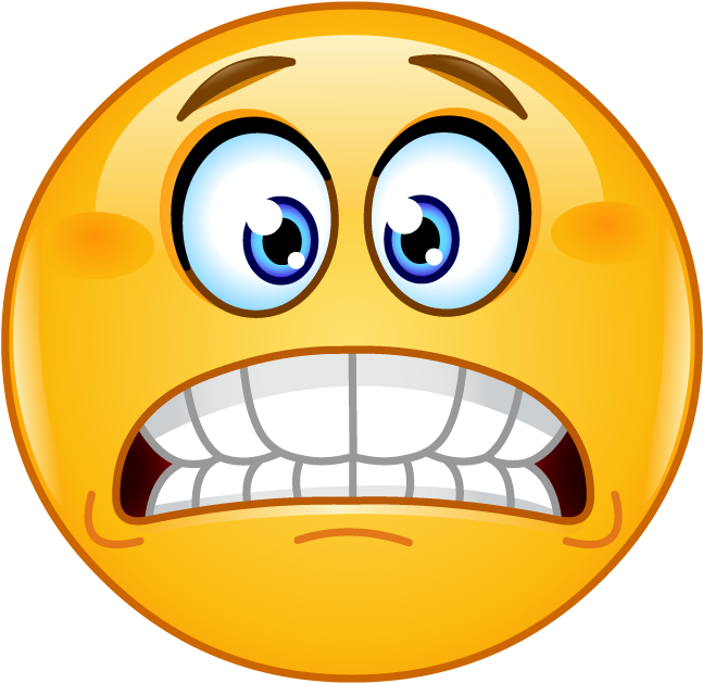 Nervous Emoji Expression PNG image
