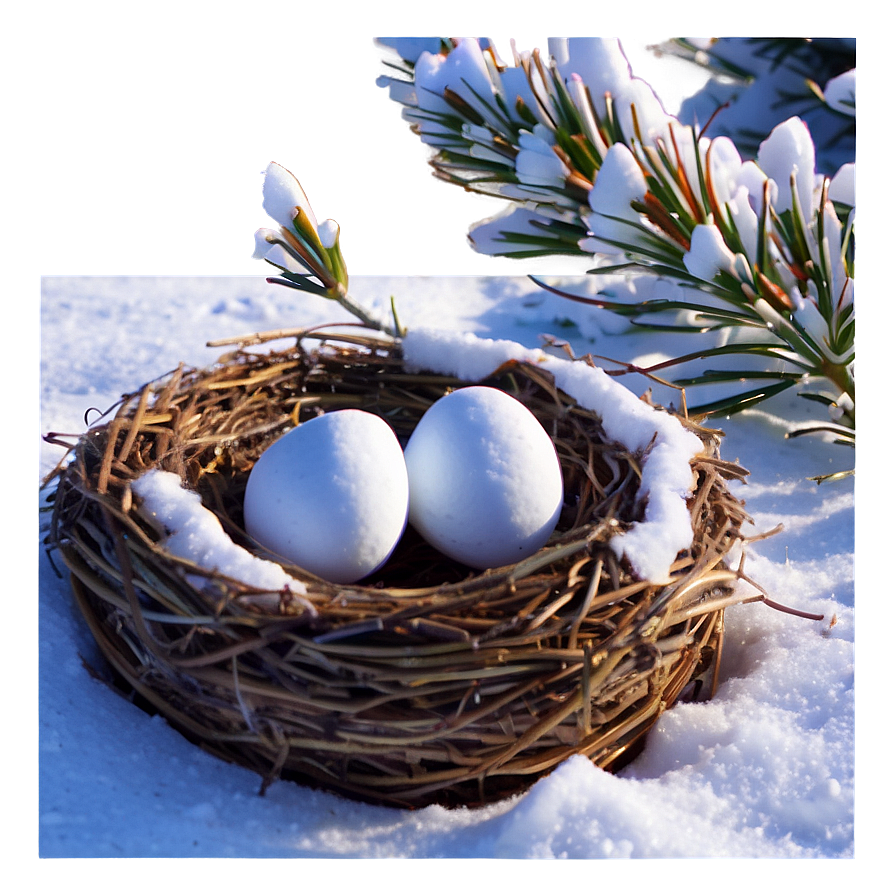 Nest In Snow Png 81 PNG image