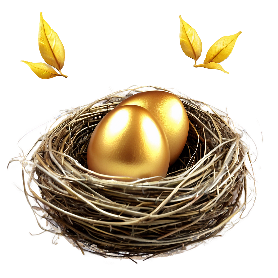 Nest With Golden Eggs Png 05252024 PNG image