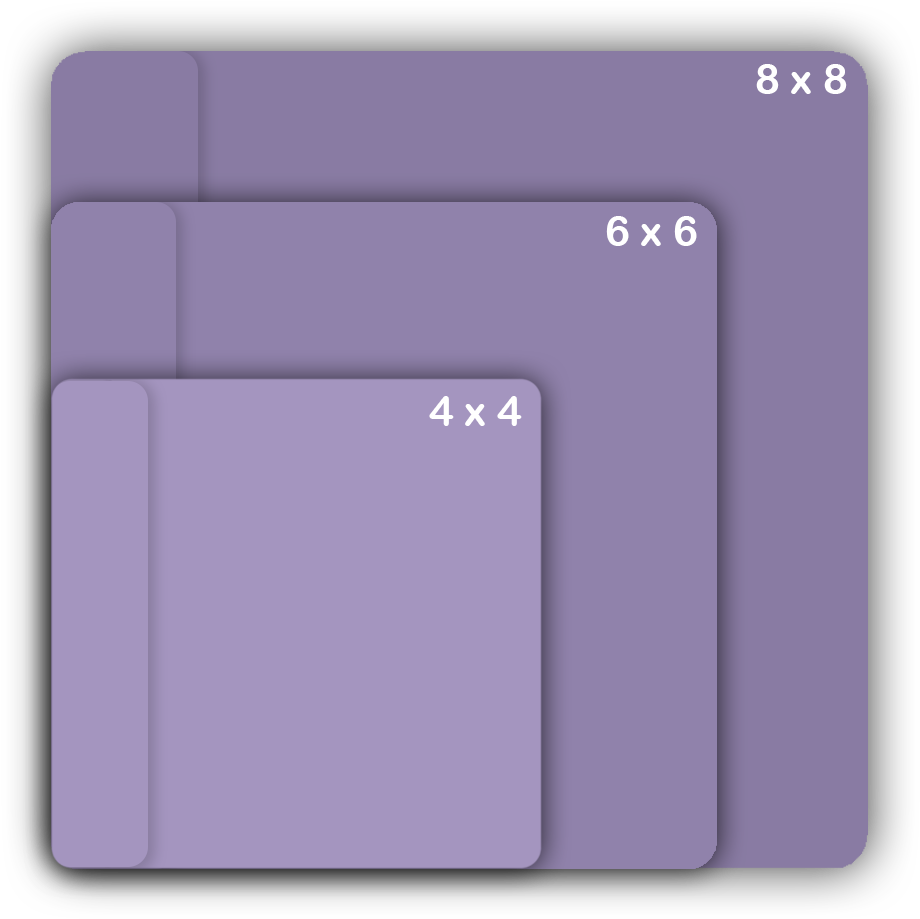 Nested Squares Purple Gradient PNG image