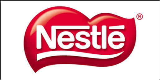 Nestle Logo Red Background PNG image