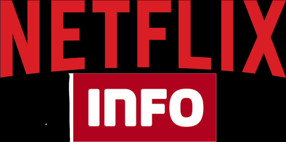 Netflix Logowith Info Tag PNG image