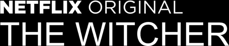 Netflix Original The Witcher Logo PNG image