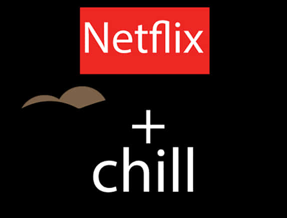 Netflixand Chill Graphic PNG image