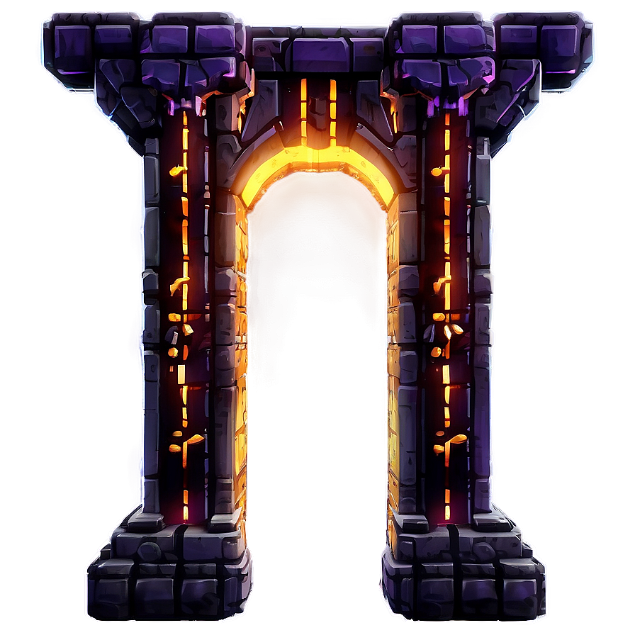 Nether Dimension Gateway Png 06212024 PNG image