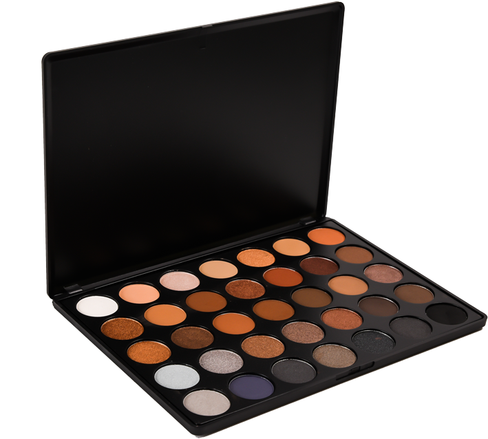 Neutral Eyeshadow Palette Variety PNG image