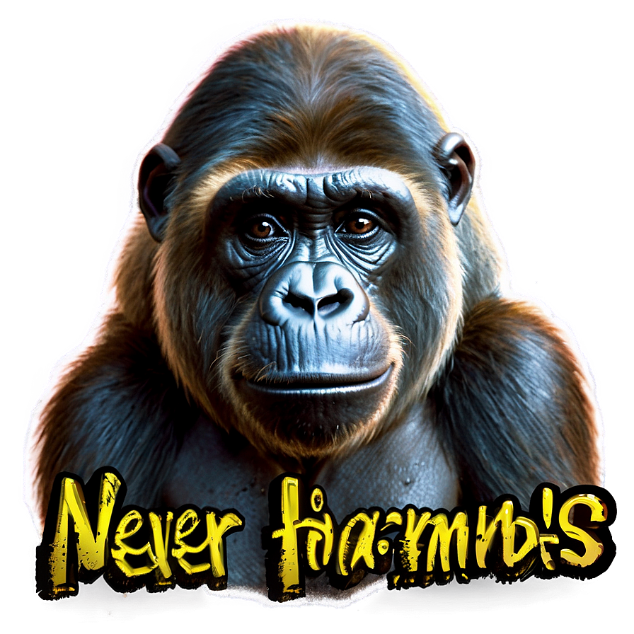 Never Forget Harambe Png 06262024 PNG image