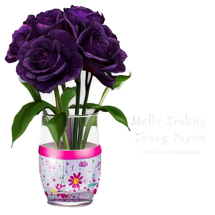 New Baby Flowers In Vase Png 06272024 PNG image