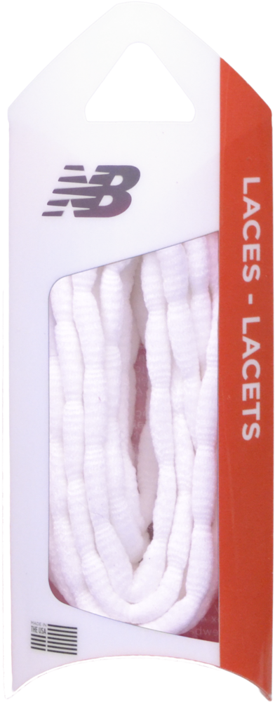New Balance White Shoelaces Packaging PNG image