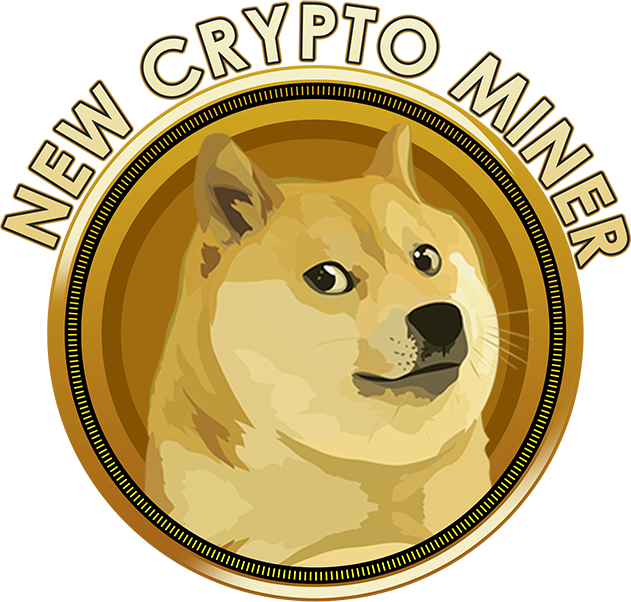 New Crypto Miner Dogecoin Inspired Graphic PNG image