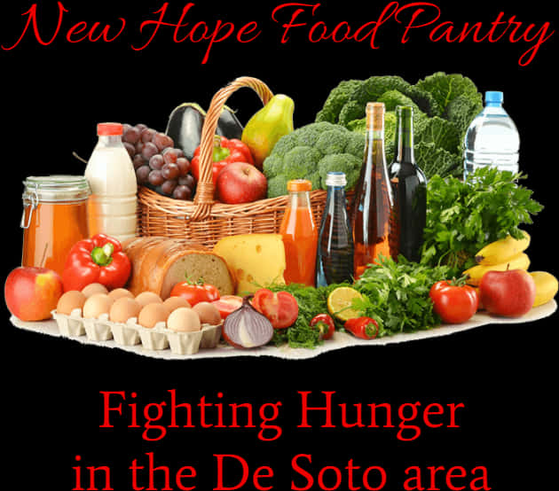 New Hope Food Pantry Grocery Selection PNG image