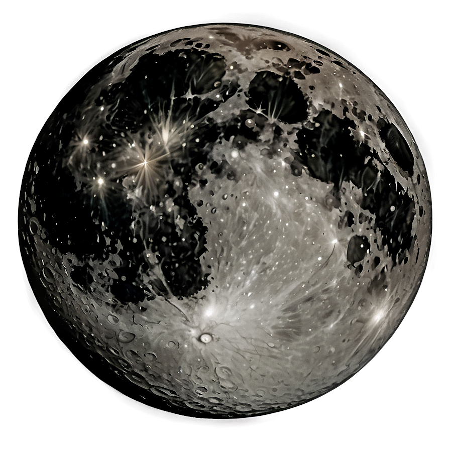 New Moon In Dark Sky Png 45 PNG image