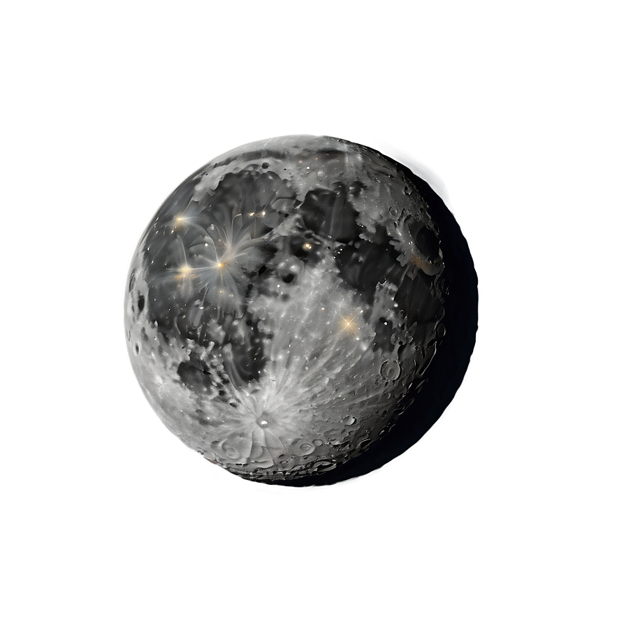 New Moon In Space Png Uxf47 PNG image