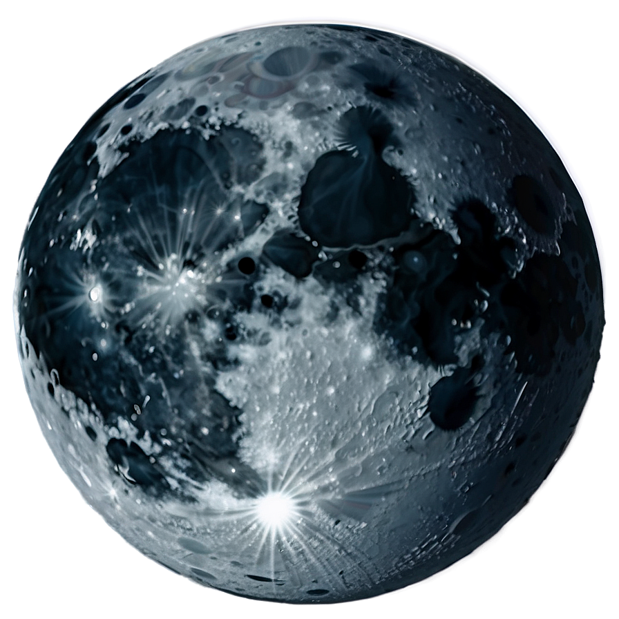 New Moon Over Ocean Png Dpp PNG image