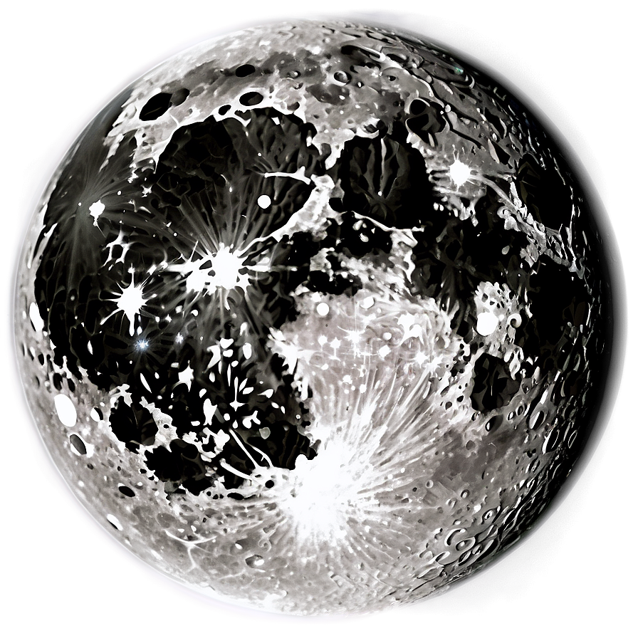 New Moon Through Telescope Png Btl87 PNG image