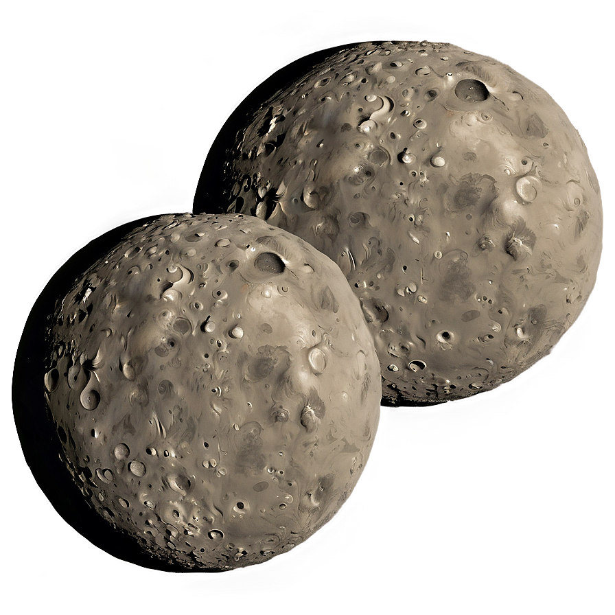 New Moon With Craters Png 33 PNG image