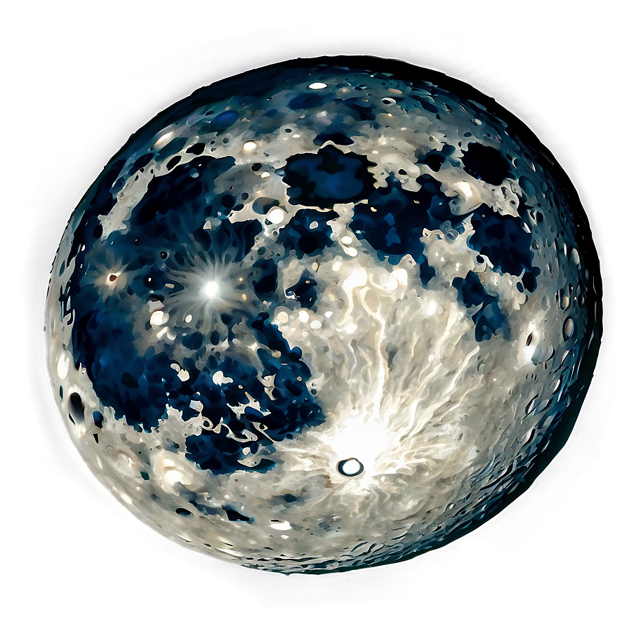 New Moon With Craters Png Uva95 PNG image