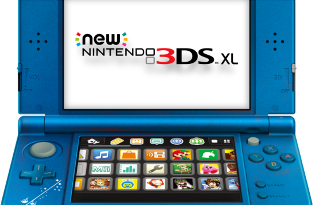 New Nintendo3 D S X L Blue PNG image