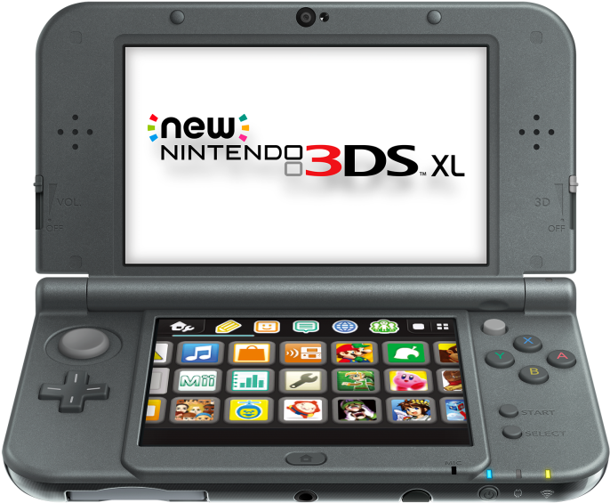 New Nintendo3 D S X L Console PNG image