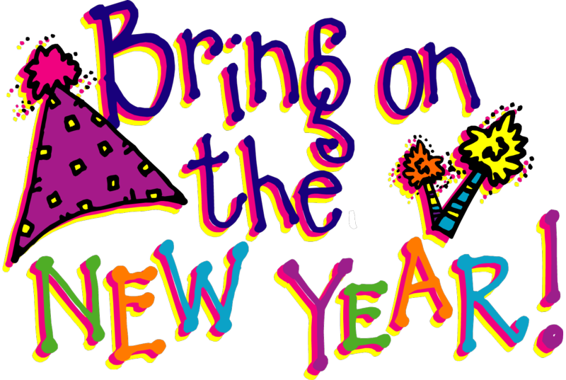 New Year Celebration Festive Greeting PNG image