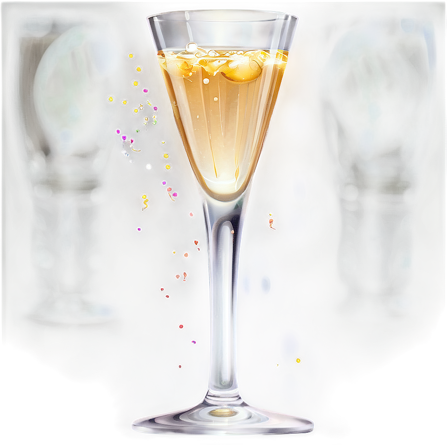 New Year Cocktails Png 06132024 PNG image