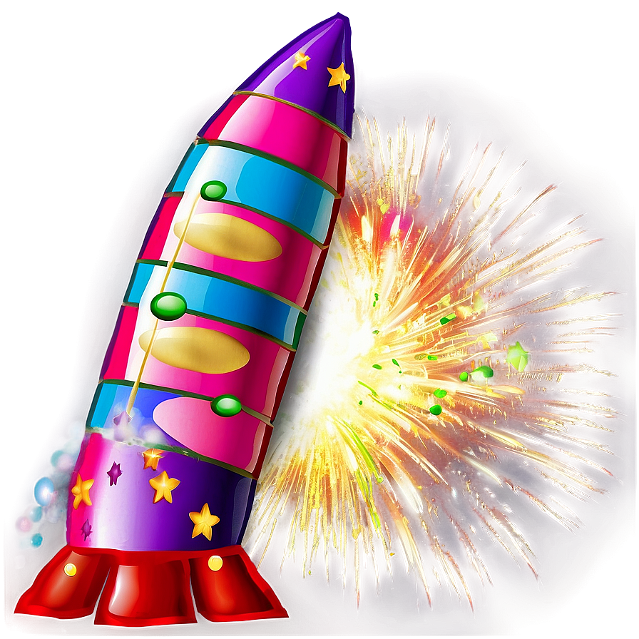 New Year Firework Rocket Png Xlt57 PNG image