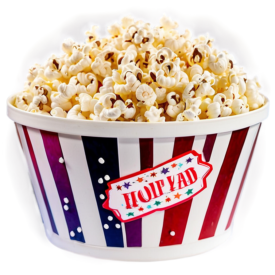 New Year's Celebration Popcorn Bucket Png 66 PNG image