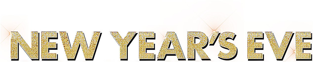 New Years Eve Celebration Text PNG image