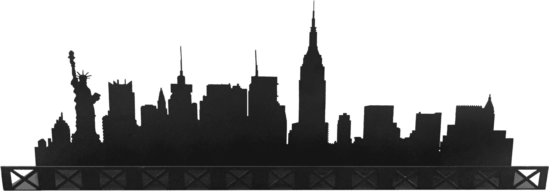 New_ York_ City_ Silhouette_ Skyline PNG image