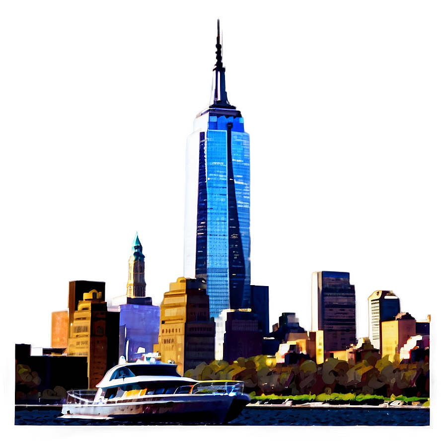 New York City Skyline Png 05212024 PNG image