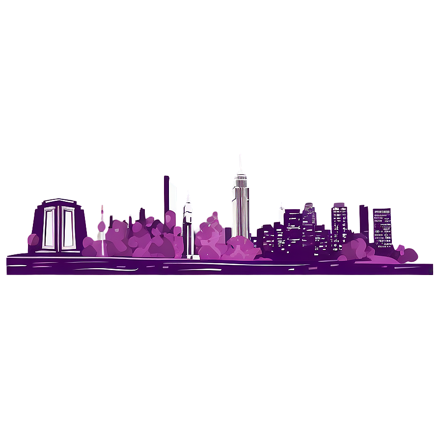 New York City Skyline Png 06122024 PNG image