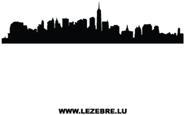 New_ York_ City_ Skyline_ Silhouette PNG image