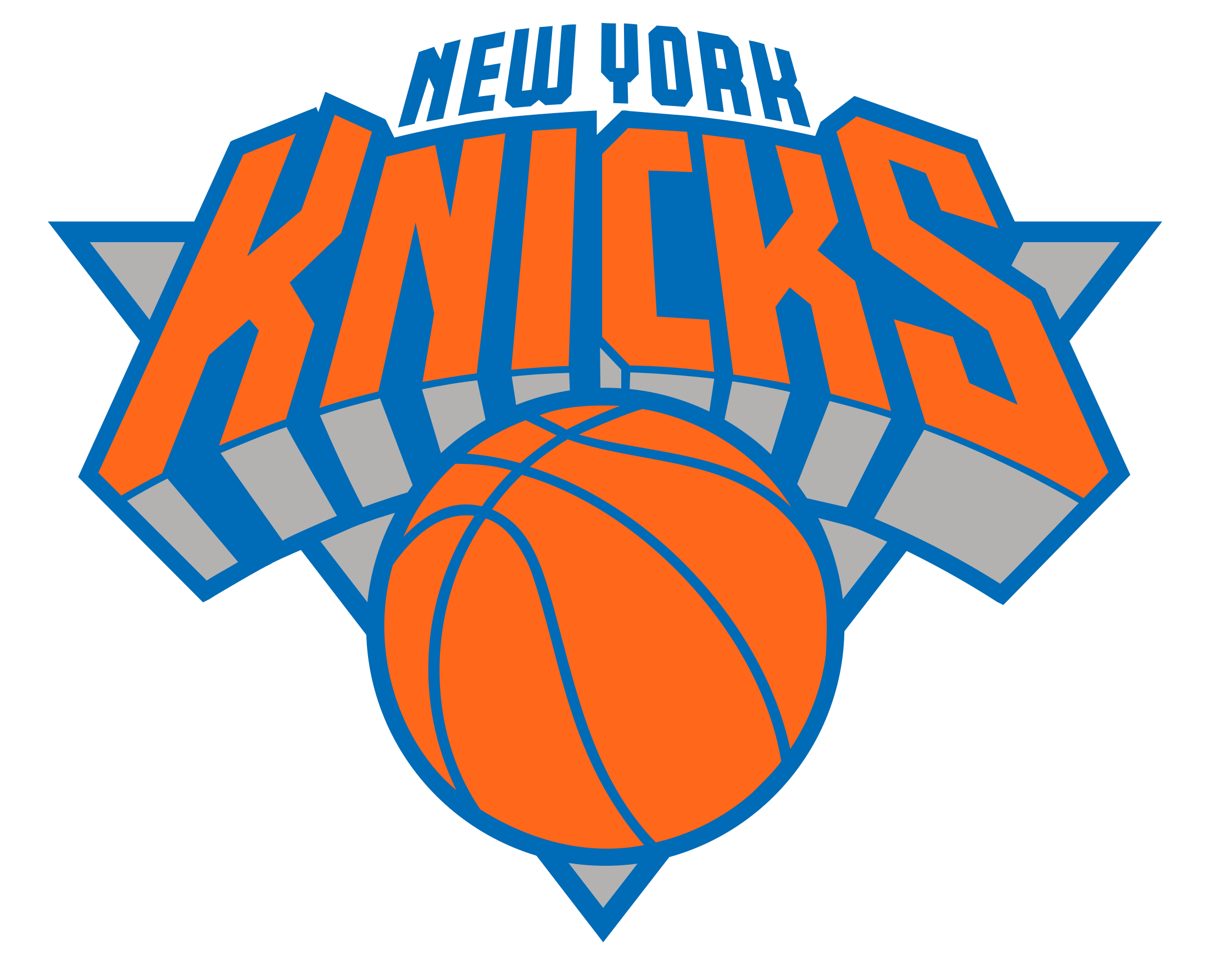 New York Knicks Basketball Logo PNG image