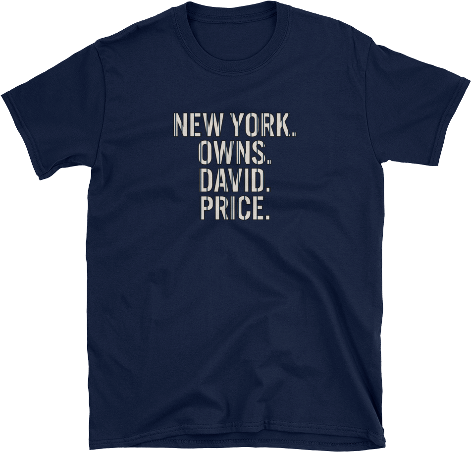 New York Owns David Price T Shirt PNG image