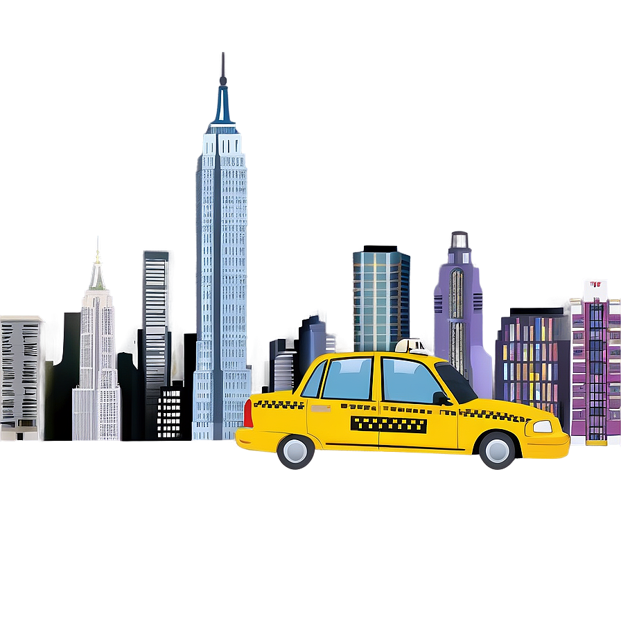 New York Taxi Cab Png 2 PNG image