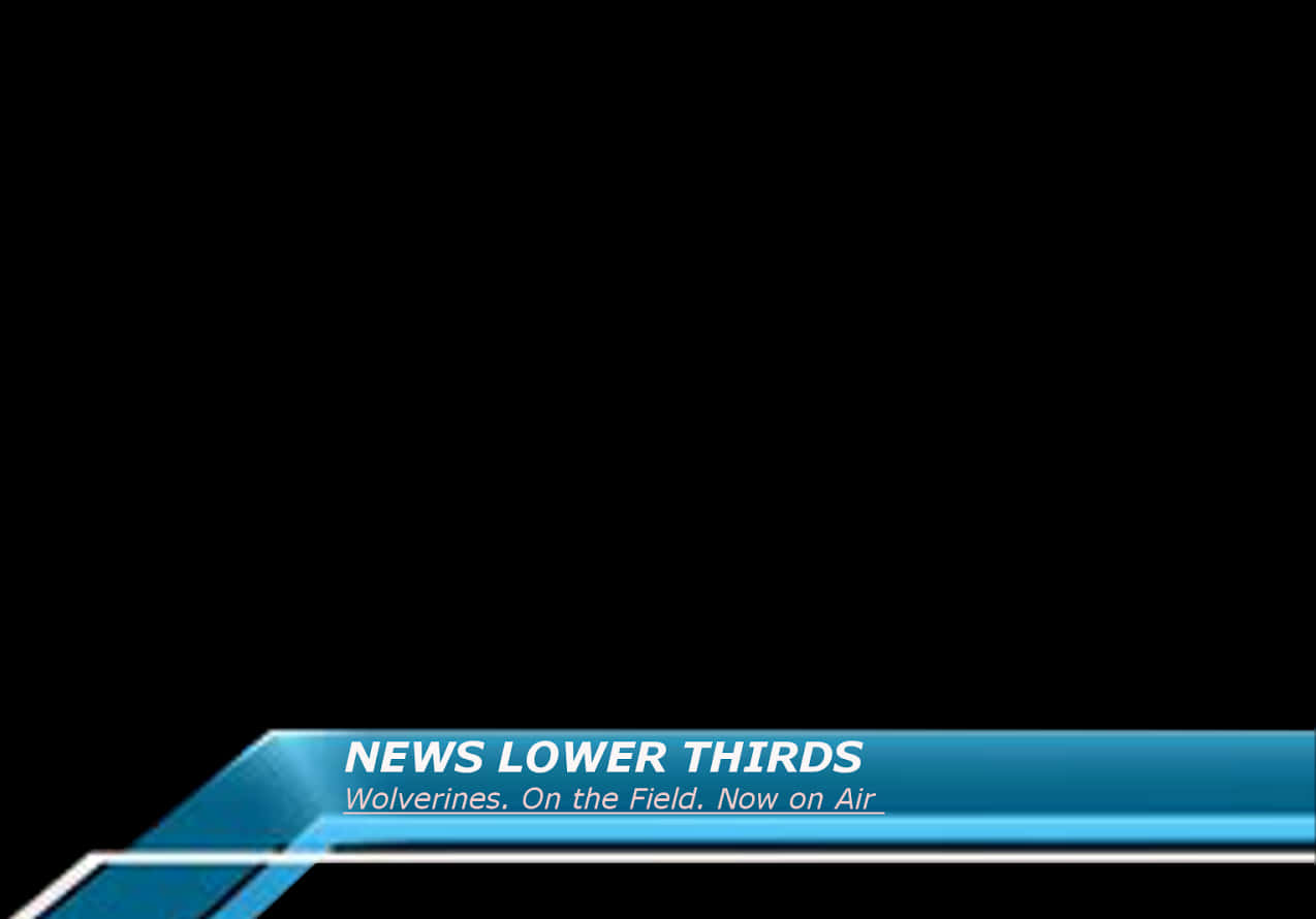 News Lower Thirds Graphic PNG image
