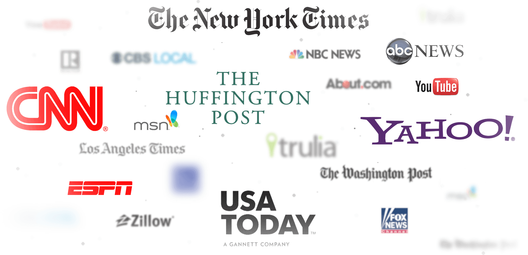 News Media Logos Compilation PNG image