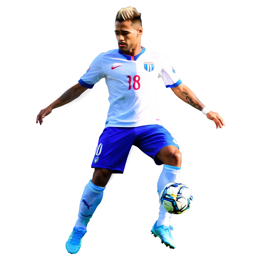 Neymar Juggling Football Png Nge55 PNG image