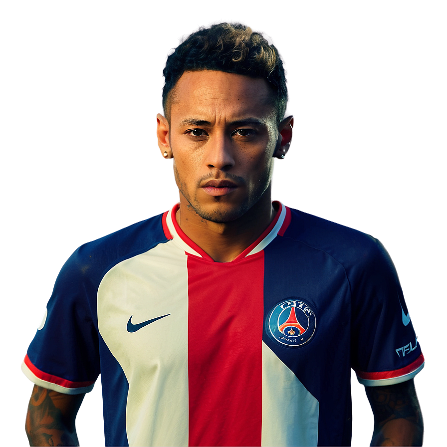 Neymar Psg Uniform Png 05212024 PNG image