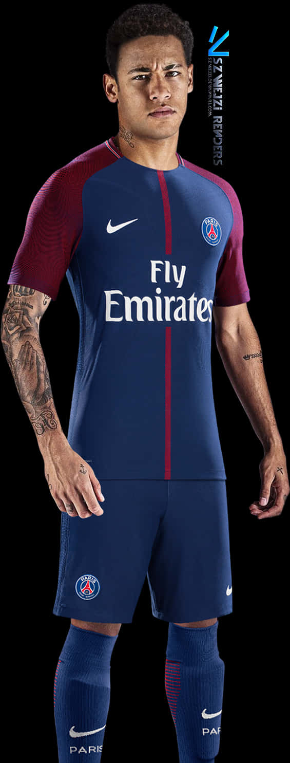 Neymarin P S G Kit PNG image