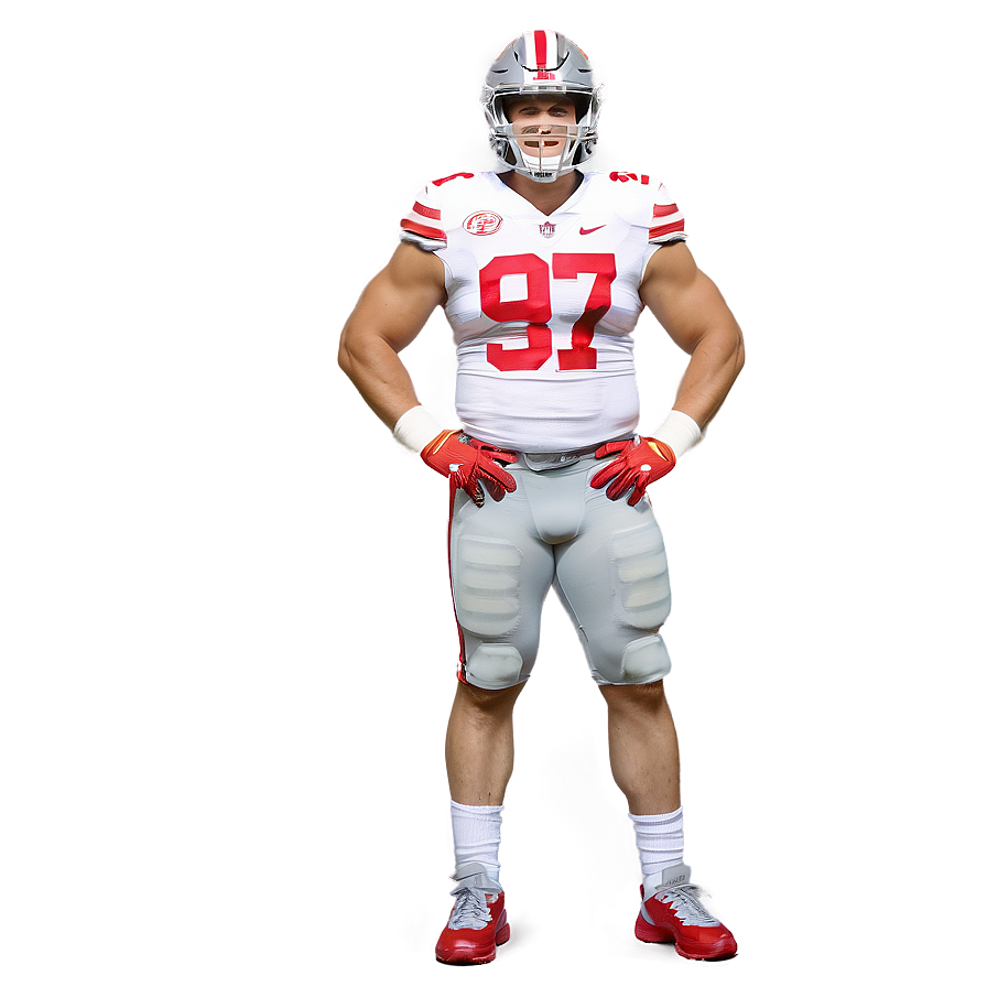 Nick Bosa Defensive Player Of The Year Png Hpm1 PNG image