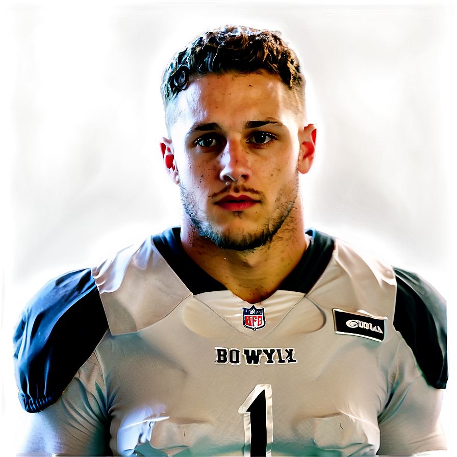 Nick Bosa Teammate Interaction Png 06122024 PNG image