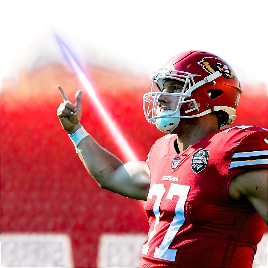 Nick Bosa Victory Celebration Png Nux9 PNG image