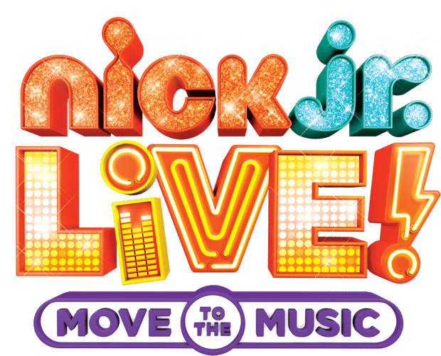 Nick Jr Live Move To The Music Logo PNG image