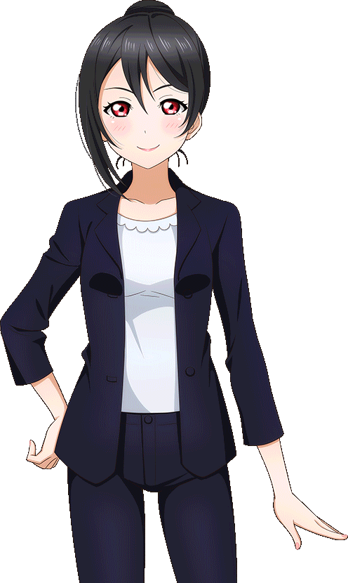 Nico Yazawa Anime Character Smile PNG image