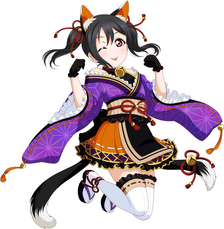 Nico Yazawa Fox Costume PNG image