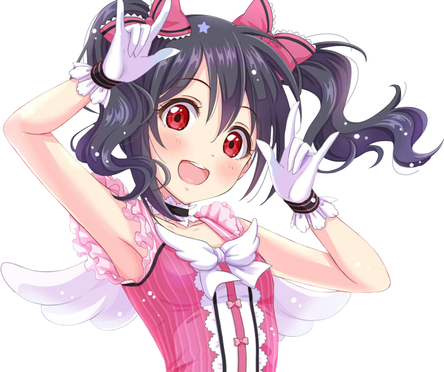 Nico Yazawa Idol Pose PNG image