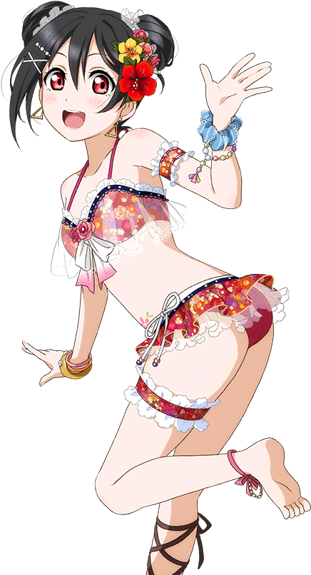 Nico Yazawa Summer Festival Outfit PNG image