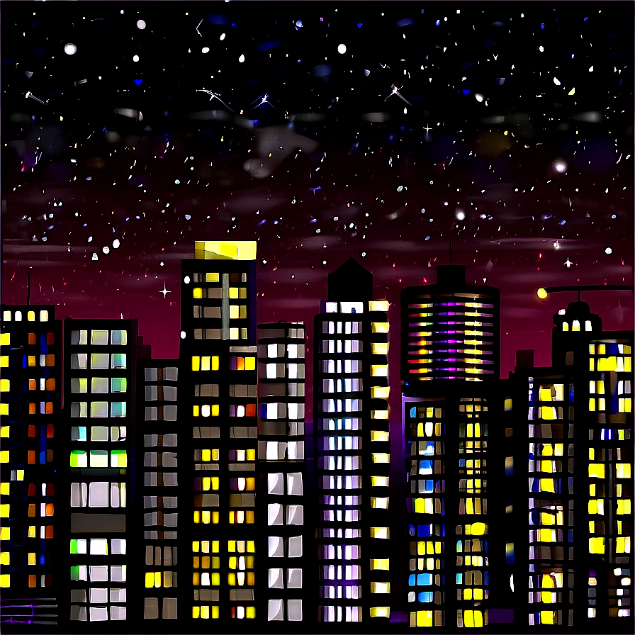 Night City Lights Png Tfs PNG image